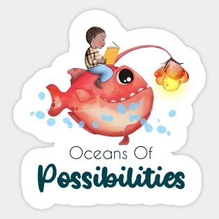 oceans of possibilities 2022 anglerfish Sticker